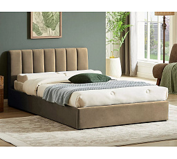Postel s úložným prostorem MONTREAL VELVET 120x200 cm, Béžový Bluvel 28