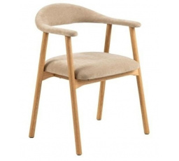Židle Addi béžová/dub Danny béžová 3
