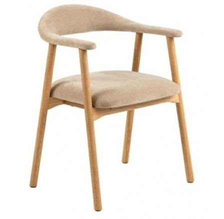 Židle Addi béžová/dub Danny béžová 3