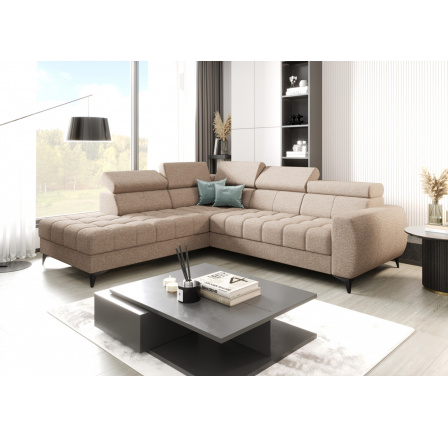 Rohová sedací souprava PORTO 225X255 cm - levá, volitelný odstín