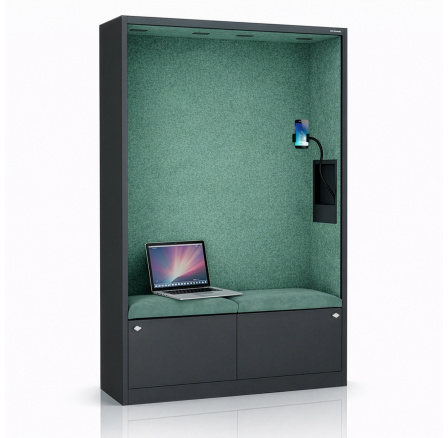 Sally 1150mm korpus Antracitový - sedák Zelený