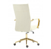 Kancelářské křeslo FB14 JG, Béžová/Zlatá