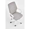 Kancelářské křeslo SPIN 2, světle šedá bílá
