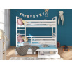 Třílůžková patrová postel s matracemi ALDI 180x80 Bílá