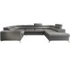 Rohová sedací souprava ve tvaru U LOUIS, Flores 5 Pravá