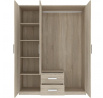 Šatní skříň TAMINA 3D2S, Dub Sonoma
