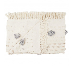 Koc/ Přehoz Tuffo 125x150cm krémový