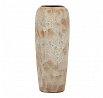 Váza keramická - výška 90 cm, světle béžová