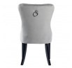Židle velvet šedá K9-FX