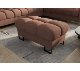 Taburet  ASPEN 100x55 cm - růžová