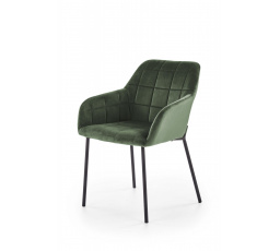 Jídelní židle K305, tmavě zelený Velvet