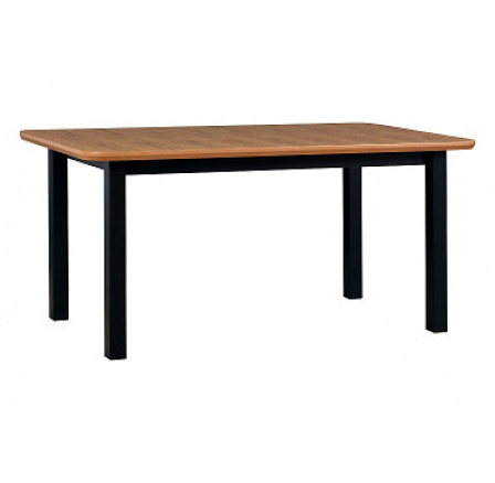 VENUŠE 5S jídelní stůl (WENUS 5S) 90x160-200 rozkládací dýha DUB přírodní / nohy černá - kolekce "DRE" (K150-Z) VENUŠE 5S jídelní stůl (WENUS 5S) 90x160-200 rozkládací dýha DUB přírodní / nohy černá - kolekce "DRE" (K150-Z)