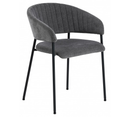 Židle Ann šedá/černá