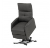 Polohovací křeslo, elektrické kabelové ovládání, šedá, látka, TV-5482 GREY2