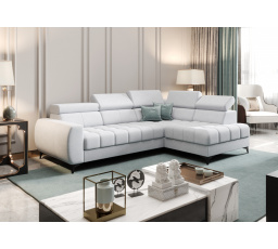 Rohová sedací souprava PORTO MINI 170X255 cm - modrá , pravá