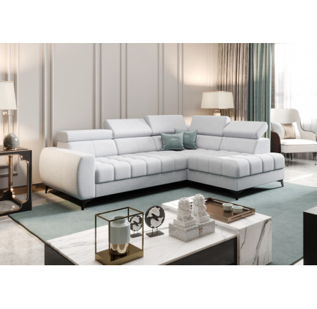 Rohová sedací souprava PORTO MINI 170X255 cm - modrá , pravá