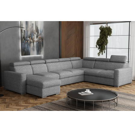 Sedací souprava Petrit U1 levá Aragon šedá