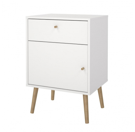 Noční stolek BOAZ 123, Bílá Noční stolek BOAZ 123, Bílá