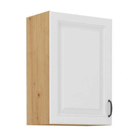 Kuchyňská horní skříňka STIPE 50 G 72 1F, Bílá/Dub artisan Kuchyňská horní skříňka STIPE 50 G 72 1F, Bílá/Dub artisan