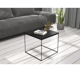 Konferenční stolek ELENA 50x50 Černý+Černý