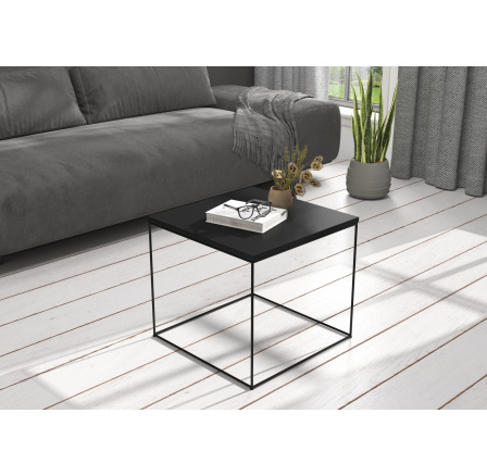 Konferenční stolek ELENA 50x50 Černý+Černý