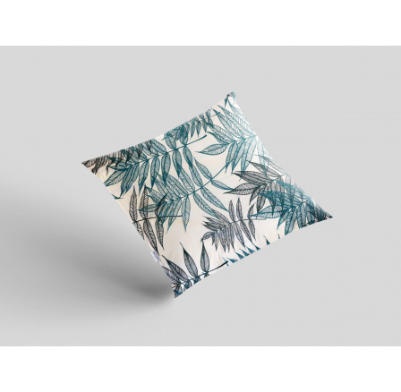 Bavlněný povlak na polštář Deny blue 50x50