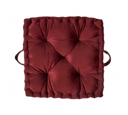 Polštář tlustý prošívaný bordó