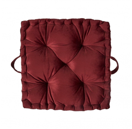 Polštář tlustý prošívaný bordó