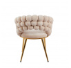 Židle velvet béžová K20-FXJG G