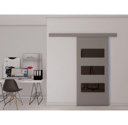 Posuvné dveře STANDART E90, Šedá Posuvné dveře STANDART E90, Šedá