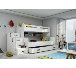 Patrová postel Maty NEW ÚP bílá/bílá