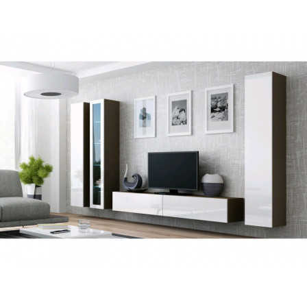 Obývací stěna VIGO 2 - latte-bílá Obývací stěna VIGO 2 - latte-bílá