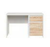 Psací stůl KASPIAN BIU1D1S/120 Bílá / Sonoma