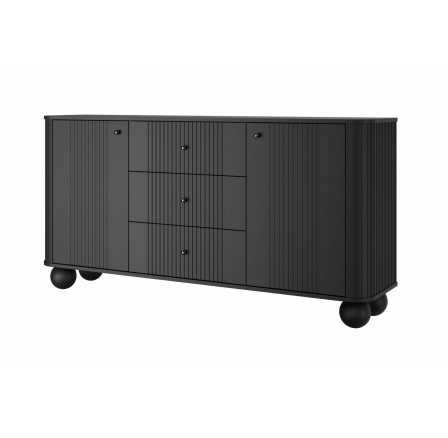 Komoda VESPER, Černá Komoda VESPER, Černá