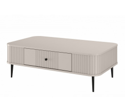 Konferenční stolek Vesper, kašmír / černé nohy