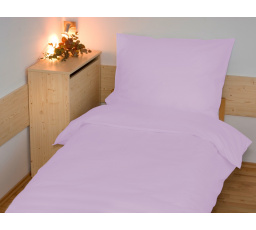 Povlečení francouzské bavlna UNI 220x200,70x90 světle fialové