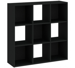 Regál CATCHY 9P, Černá