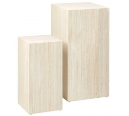 Sada 2 odkládacích stolků Dice béžová