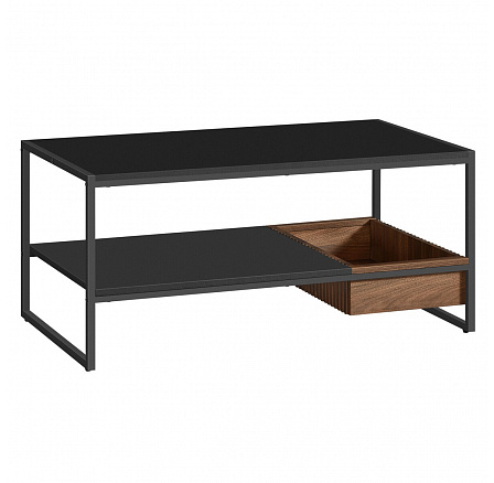 Konferenční stolek 100x55x45cm, mdf, ořech, AKF-E1081 BK Konferenční stolek 100x55x45cm, mdf, ořech, AKF-E1081 BK