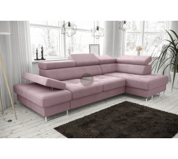 Rohová sedací souprava GALAXY MINI 170x280 - fialová , pravá strana