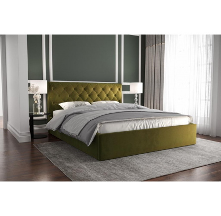 Postel PIER - 140x200, Kovová na plynových zvedácích