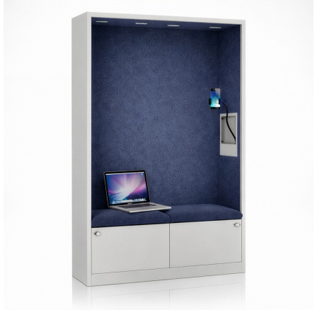 Sally 1150mm korpus Šedý - sedák Modrý