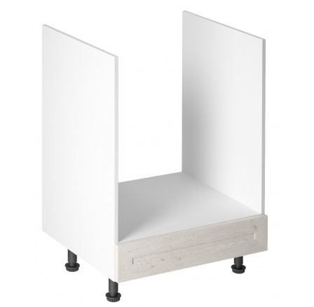 Kuchyňská dolní skříňka Royal D60ZK, Bílá/Borovice nordická