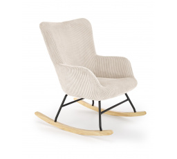 Houpací křeslo BELMIRO, Krémová