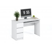 Psací stůl CINO, Bílá