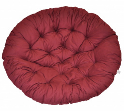 Polstr na křeslo papasan 110 cm vínový kepr