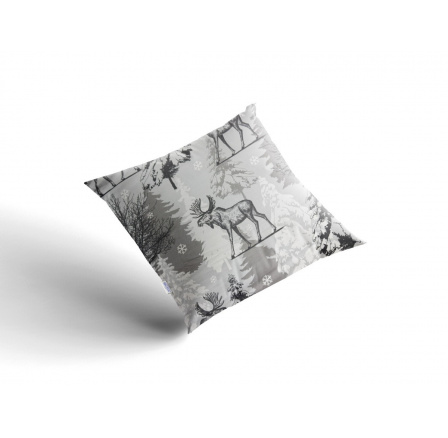 Bavlněný povlak s vánočním motivem na polštář 40x40 cm Lara