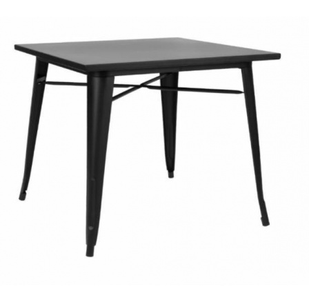 Stůl Paris 80x80 cm černý