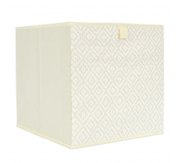Krabice do regálu 30x30cm Braid béžová