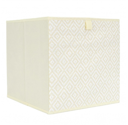 Krabice do regálu 30x30cm Braid béžová